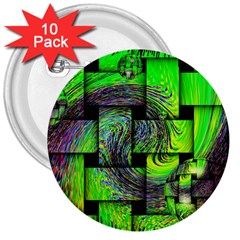 Modern Art 3  Button (10 Pack) by Siebenhuehner