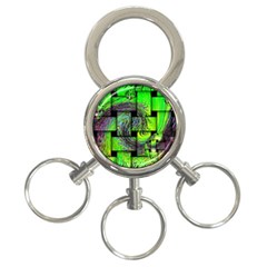 Modern Art 3-ring Key Chain by Siebenhuehner