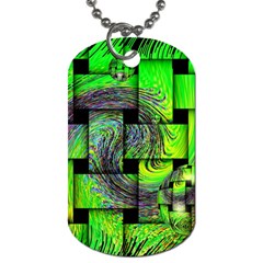 Modern Art Dog Tag (one Sided) by Siebenhuehner