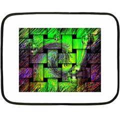 Modern Art Mini Fleece Blanket (two Sided) by Siebenhuehner