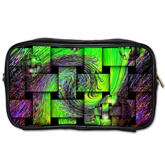 Modern Art Travel Toiletry Bag (one Side) by Siebenhuehner