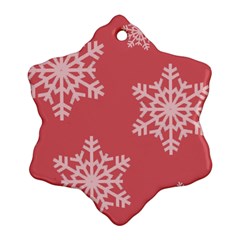 Let It Snow Snowflake Ornament