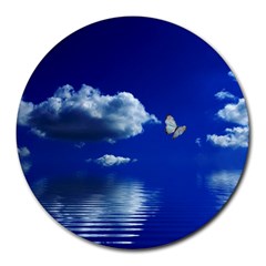 Sky 8  Mouse Pad (round)