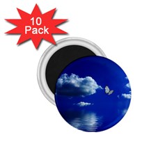 Sky 1 75  Button Magnet (10 Pack) by Siebenhuehner