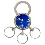 Sky 3-Ring Key Chain Front