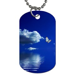 Sky Dog Tag (one Sided) by Siebenhuehner