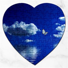 Sky Jigsaw Puzzle (heart) by Siebenhuehner