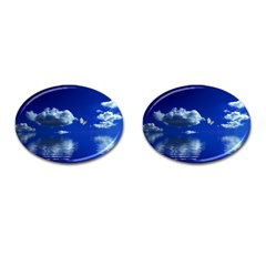 Sky Cufflinks (oval) by Siebenhuehner