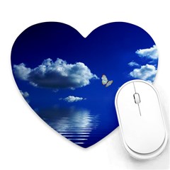 Sky Mouse Pad (heart)