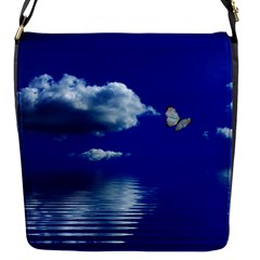 Sky Flap Closure Messenger Bag (small) by Siebenhuehner