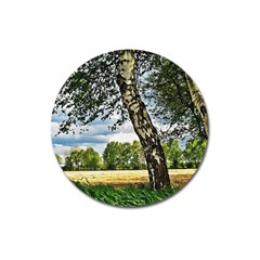 Trees Magnet 3  (round) by Siebenhuehner