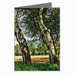 Trees Greeting Card by Siebenhuehner