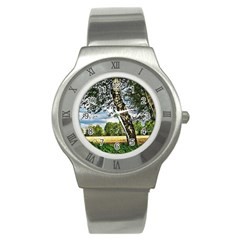 Trees Stainless Steel Watch (unisex) by Siebenhuehner