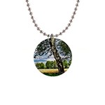 Trees Button Necklace Front