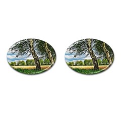 Trees Cufflinks (oval)