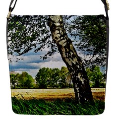 Trees Flap Closure Messenger Bag (small) by Siebenhuehner