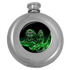 Modern Art Hip Flask (round)