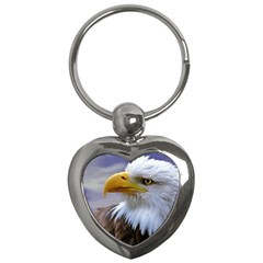 Bald Eagle Key Chain (heart) by Siebenhuehner