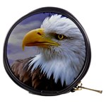 Bald Eagle Mini Makeup Case Front