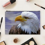 Bald Eagle Cosmetic Bag (Large) Front