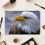 Bald Eagle Cosmetic Bag (Large) Back