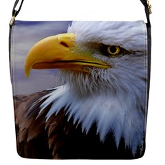 Bald Eagle Flap closure messenger bag (Small)