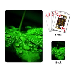 Waterdrops Playing Cards Single Design by Siebenhuehner