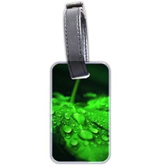 Waterdrops Luggage Tag (two Sides) by Siebenhuehner