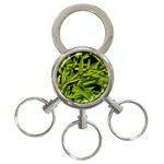 Bamboo 3-Ring Key Chain Front