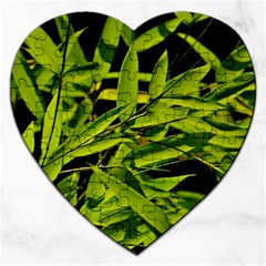 Bamboo Jigsaw Puzzle (heart)