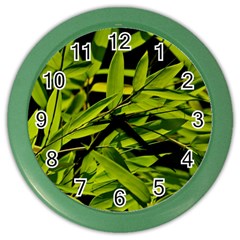 Bamboo Wall Clock (color)