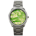 Bamboo Sport Metal Watch Front