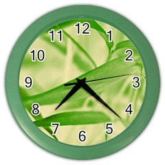 Bamboo Wall Clock (color)