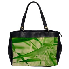 Bamboo Oversize Office Handbag (one Side)