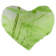 Bamboo 19  Premium Heart Shape Cushion by Siebenhuehner