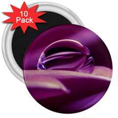 Waterdrop 3  Button Magnet (10 Pack)