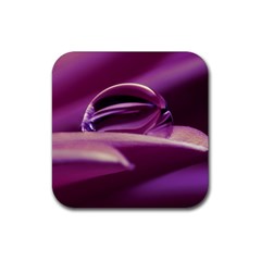 Waterdrop Drink Coaster (square) by Siebenhuehner