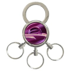 Waterdrop 3-ring Key Chain by Siebenhuehner