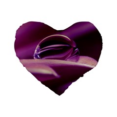 Waterdrop 16  Premium Heart Shape Cushion 