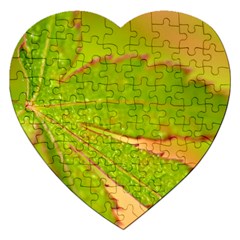 Leaf Jigsaw Puzzle (heart)