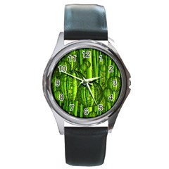 Magic Balls Round Metal Watch (silver Rim)