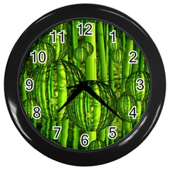 Magic Balls Wall Clock (black) by Siebenhuehner