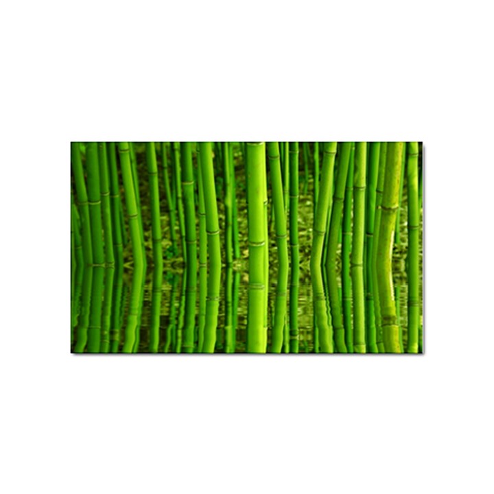 Bamboo Sticker 100 Pack (Rectangle)