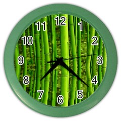 Bamboo Wall Clock (color)