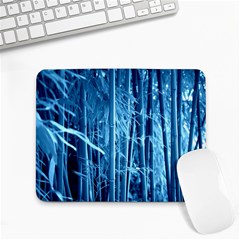 Blue Bamboo Small Mouse Pad (rectangle) by Siebenhuehner