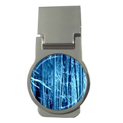 Blue Bamboo Money Clip (round) by Siebenhuehner