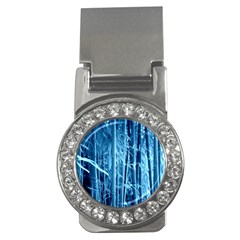 Blue Bamboo Money Clip (cz) by Siebenhuehner