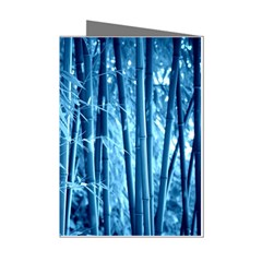 Blue Bamboo Mini Greeting Card (8 Pack) by Siebenhuehner