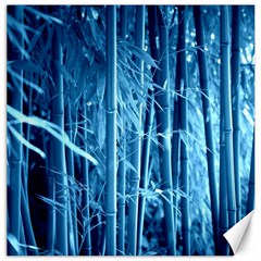 Blue Bamboo Canvas 20  X 20  (unframed) by Siebenhuehner