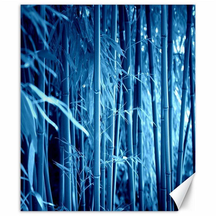 Blue Bamboo Canvas 20  x 24  (Unframed)